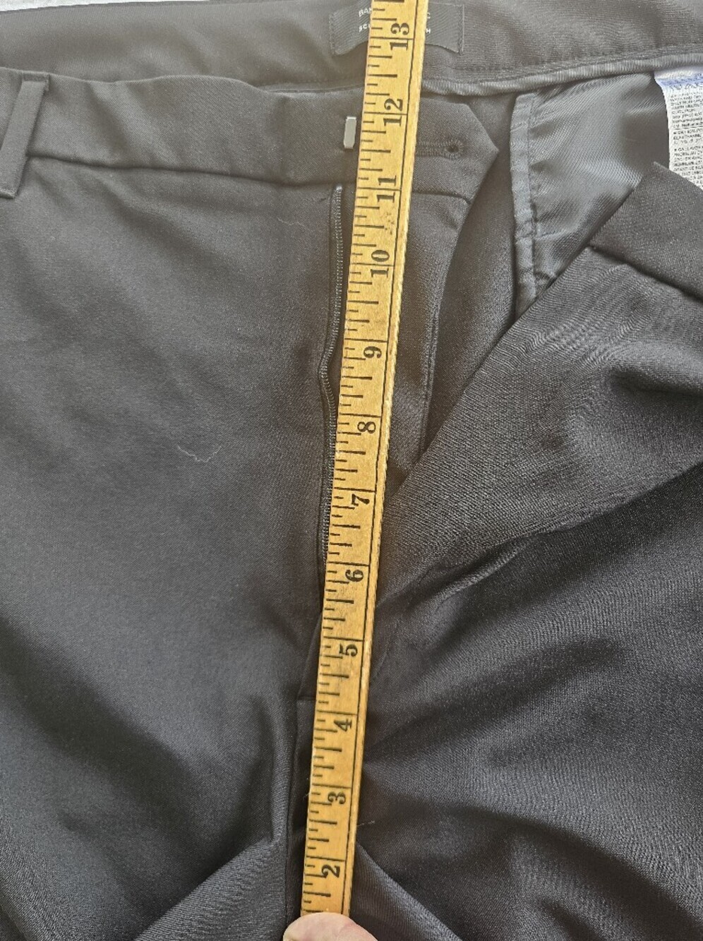 Banana Republic Black Flat Front Pants Size 20 - Picture 8 of 9